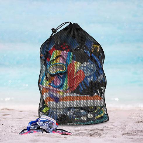 Hoiny 40" 30" 10-12 Swimming Extra Large Sports Ball Bag, Heavy Duty Breathable Mesh Storage Bag, x Hold Soccer