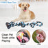 UPSKY Dog Rope Toys - 2 Pack Nearly Indestructible Dental Cleaning Chew Toys for Large Dogs, Tug Toy for Boredom