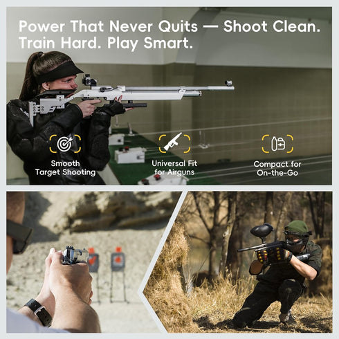 Spozer 12g CO2 25 Pack, CO2 Cartridges Non-Threaded Snug Fit, Compatible with BB Guns, Airguns, Air Pistols, Rifles