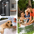 Dog Shower Attachment Sprayer Nozzles with 3/4” GHT Male x 1/2” NPT Male Connector for Garden Hose Dog Wash