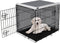 Dog Crate Cover for 30 Inch Wire Cages - Indoor Breathable Polyester Kennel Cover, Machine Wash & Dry, Double Door