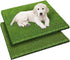 Fezep 2 Pack 26"x30" Dog Grass Pee Pads, Reusable Artificial Grass Turf Rug