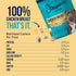 100% 2.5 oz ~45 74% Stewart Chicken Breast Dog Treats, Pouch, Pieces, Freeze Dried Raw, Single Ingredient, Protein