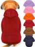 6 Pieces Dog Hoodie Sweaters with Hat - Warm Winter Clothes for Small Dogs Chihuahua (XXS)