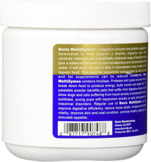 Davis MultiZymes Nutritional Supplement, 14 oz