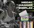 50 40 BLAUBECK Medal Hanger Display for Runners, Marathon Medal Holder Display Wall Hanger and Race Bib Boards Holder