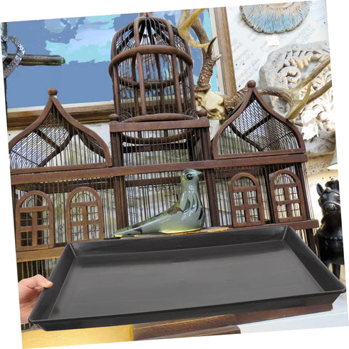 2pcs Dog Crate Holder, Bunny Cage Bottom Tray, Pet Toilet Pan for Parakeet, Dog Crate Tray for Birds