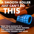 321 4K Strong Foam Roller - Medium Density Deep Tissue Massager for Muscle Massage and Myofascial Trigger Point