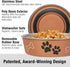 Loving Pets Bella Dog Bowls, Stainless Steel Dog & Cat Bowls, Spill Proof, Small 10-20 lbs, Copper