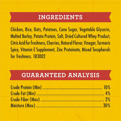 Zuke’s Mini Naturals Soft And Chewy Dog Treats for Training Pouch, Chicken Recipe - 6.0 OZ Bag