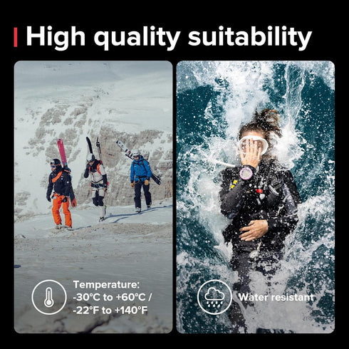 SUUNTO A-30 Compact Hiking Compass with Luminous Markings for Low Light