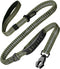 Heavy Duty Dog Leash with 2 Padded Handles & Easy Metal Clip, 4-6FT Shock Absorbing No Pull Leashes for Medium Large