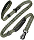 Heavy Duty Dog Leash with 2 Padded Handles & Easy Metal Clip, 4-6FT Shock Absorbing No Pull Leashes for Medium Large