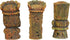 Pen-Plax RRT1A 1 Piece Small Aquarium Decorative Tiki's Assorted Resin Ornament, 4"