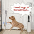 3 Pcs Hanging Dog Bell for Door Potty Training, Decorative Dog Door Bells with Wooden Beads, Adjustable Small Puppy