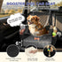 6" Dog Car Seat for Small Medium Dogs, Elevated Dog Booster Seat with ISOFIX Safety Fixation, Washable Cover & High