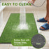 aHeemo Hemmed (19.8"x39.6") Artificial Grass for Dogs Potty, Reusable Pet Training Mat for Home and Travel, Washable