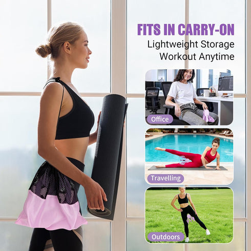 JHMFDDSB 10-100LB 360 Thigh Trainer Thigh Exerciser for Women, Enhanced Adjustable Resistance Inner Thigh Exerciser