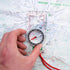 Backpacking, Sun Company ProMap - Ultra Lightweight Baseplate Map Compass with Declination Scale - Accurate