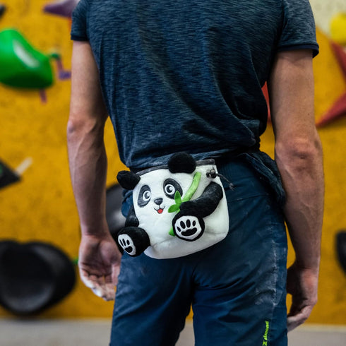 Panda Chalkbag for Rock Climbing, Suitable for Adults & Children, Ideal for Bouldering & Gym