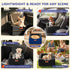 6" Dog Car Seat for Small Medium Dogs, Elevated Dog Booster Seat with ISOFIX Safety Fixation, Washable Cover & High