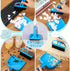 6 Pieces Guinea Pig Bed Plush Hamster Mat Bunny Bed Small Animal Sleeping Pads with Cleaning Dustpan Brush (Cute Color,
