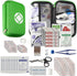 YIDERBO Car-Home Survival First-Aid Kit Emergency-Kit - Green, 273 Piece Equipment Travel Supplies for Camping