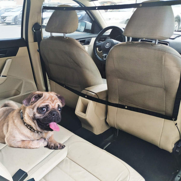 STARROAD-TIM Dog Car Barrier Vehicle Pet Barrier Backseat Mesh Dog Car Divider Net