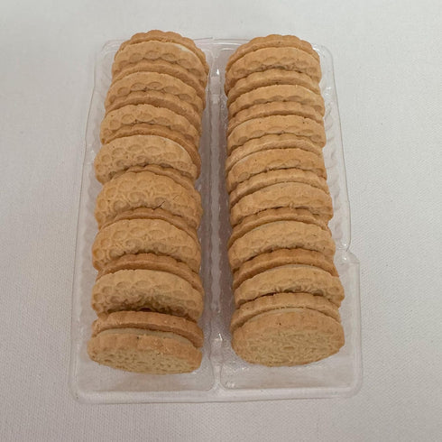 Exclusively Dog Cookies Sandwich Cremes Dog Treats, Peanut Butter Flavor for Medium and Large Dogs, 8 oz, Made in The
