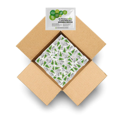 Compact Personal Shower Kit To-Go (Green) Your Hygiene Companion for Travel, Gym,