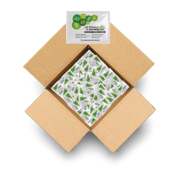 Compact Personal Shower Kit To-Go (Green) Your Hygiene Companion for Travel, Gym,
