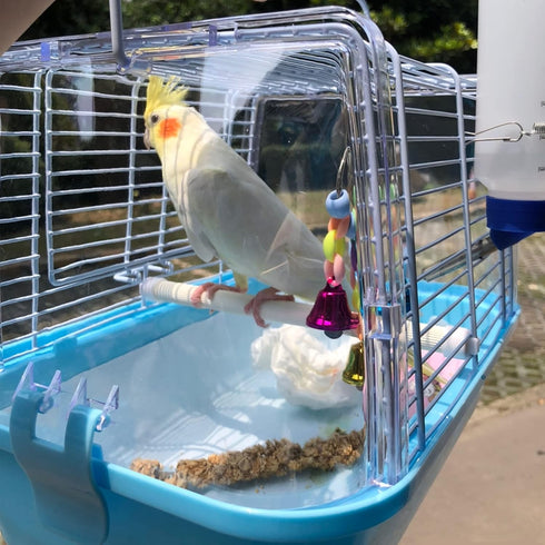 100 Pcs Bird Cage Liner Papers, Big Size Disposable Cage Paper Liners for Pet Bird Parrot