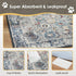 SCLOSE 72" 72" Washable Pee Pad for Dogs Extra Large, x Reusable Puppy Pads Waterproof Dog Rugs, Super Absorbent