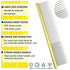 10in Large Dog Grooming Comb for Shedding, Metal Comb with Long Wide Tooth for Poodles and Goldendoodles, Gold