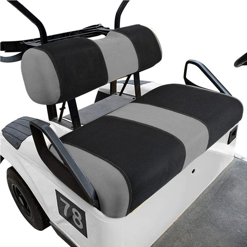 Golf Cart Front Seat Cover for Club Car DS (2000.5 and Up) - Durable Polyester Fabric, Breathable Washable Seat Cover