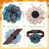 Sanwuta 30 Pcs Fall Dog Collar Flowers, Thanksgiving Pet Bow Ties Holiday Accessories for Small Medium Large Dogs