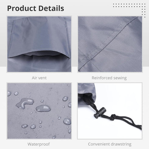 600D Oxford Cloth Boat Seat Cover, Waterproof and Dustproof Boat Seat Cover, Drawstring Boat Cover Compatible