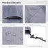 600D Oxford Cloth Boat Seat Cover, Waterproof and Dustproof Boat Seat Cover, Drawstring Boat Cover Compatible