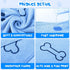 Tatuo 12 Pcs Microfiber Dog Grooming Towels - 28 x 55 Inch, Quick Drying Bath Towels for Small Medium Large Dogs (Blue,