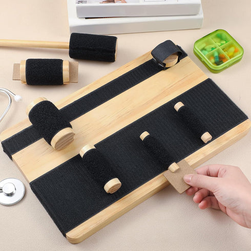 14'' 9'' Silipull Hand Exercise Board with Hook and Loop Fasteners Hand Therapy Tool Equipment x Hook and Loop Exercise