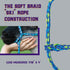 Weaver Livestock Poly Rope Sheep Halter, Adjustable Modern Style Braid for Sheep and Goat