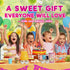 2 Pack, 2.5 oz, Freeze Dried Ice Cream Sandwich Bites, Vanilla, Crunchy & Sweet Snack, Dehydrated, Resealable Gift Bag
