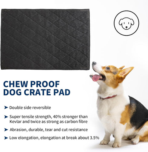 BALAPET XS Durable Chew Proof Dog Bed, 23"x17" with Metal Rivet Corner