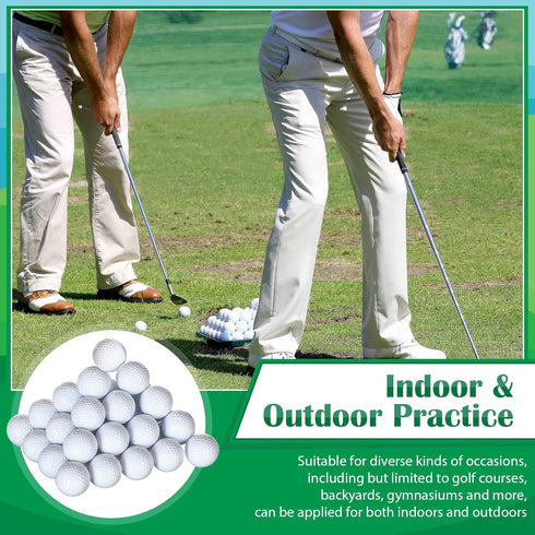 45g Jerify Practice Golf Balls Bulk Solid Rubber Golf Training Balls High Bounce Performance for Hit Away Swing Driving
