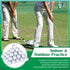 45g Jerify Practice Golf Balls Bulk Solid Rubber Golf Training Balls High Bounce Performance for Hit Away Swing Driving