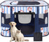 Cowhill Dog Play Pen Indoors, Pink Crate, Dog Pen,Portable Foldable Playpen Indoor for