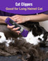 5-Speed 6-in-1 Trimmer oneisall Cat Clippers for Matted Hair, Low Noise Cat Grooming Kit with Adjustable Blade