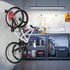 Ultrawall Bike Rack, Garage Wall Mount for 2 Bicycles and 1 Helmet, Heavy Duty Storage Holds Up to 100lbs