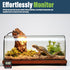 Digital Reptile Thermometer and Humidity Gauge, Remote Probes for Terrarium, Hygrometer, Thermo Humidor