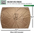 USGI Industries Military Style Poncho - Multi Use Rip Stop Camouflage Rain Poncho